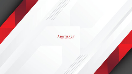 Abstract red white blank space modern futuristic background vector illustration design. Vector illustration design for presentation, banner, cover, web, card, poster, wallpaper