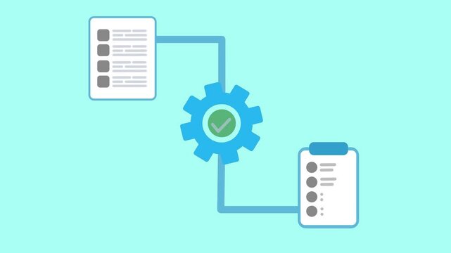 Workflow Visualization Transforming a To-Do List into a Completed Checklist Through an Automated Process