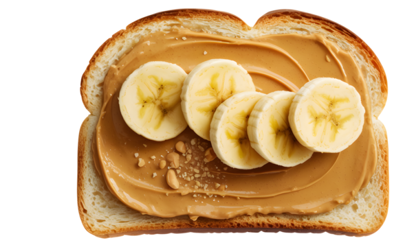 Peanut Butter and Banana Toast