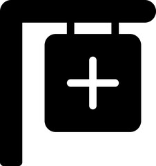 hospital Icon Illustration