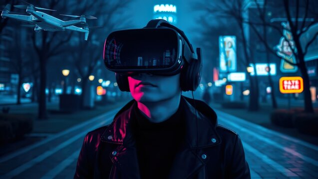 Cyber Explorer in Augmented Parkscape