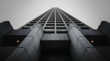 Symmetric high-rise view up