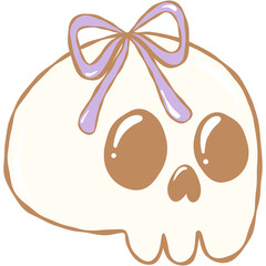 Halloween Ghost Skull Clip Art