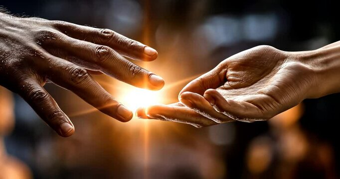 Person Reaching Out a Hand