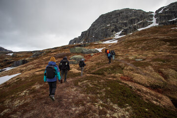 Fototapeta premium Hiking in the mountains
