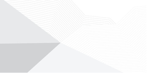 grey light abstract white line background modern design Vector illustration