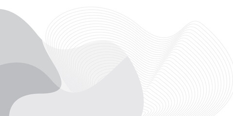 grey light abstract white line background modern design Vector illustration