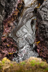 Pacific Ocean from Second Beach, Dunedin, New Zealand