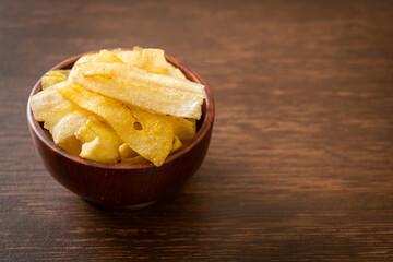 Banana Chips - fried or baked sliced banana