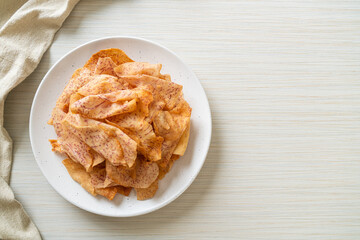 Taro Chips - fried or baked sliced taro