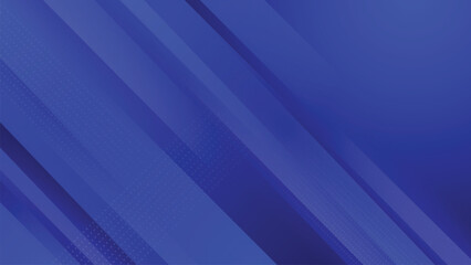 Blue Geometric Gradient Vector Background
