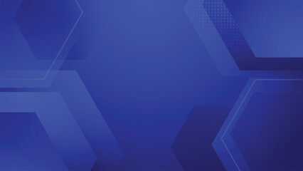 Blue Geometric Gradient Vector Background
