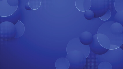 Blue Geometric Gradient Vector Background