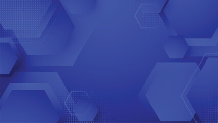 Blue Geometric Gradient Vector Background