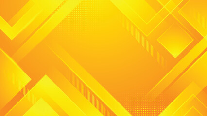 Yellow Geometric Gradient Vector Background