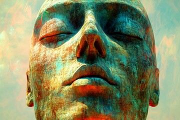 Behavioral therapy. Psychological help. Mental disorder - guilt: abstract image of human state. Stress management. Metaphorical guilt emotions of a mental disorder. Emotional disorder.