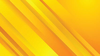 Yellow Geometric Gradient Vector Background