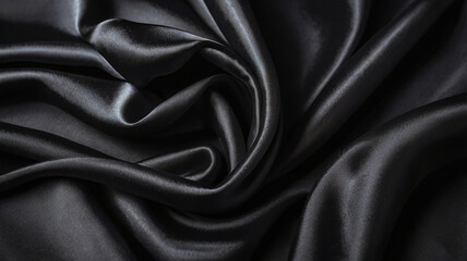 black silk satin background.