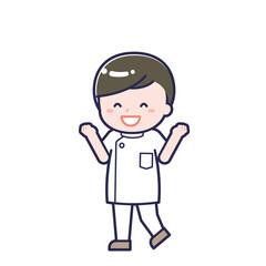 ナース01／ななめ／男性 07