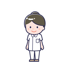 ナース01／ななめ／女性 09