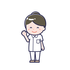 ナース01／ななめ／女性 10