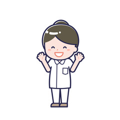 ナース01／ななめ／女性 11