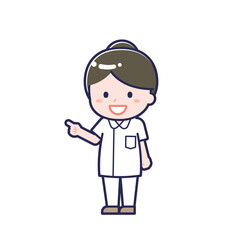 ナース01／ななめ／女性 16