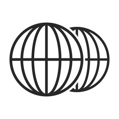 Abstract icon retro futuristic Y2K gradient vector shape elements