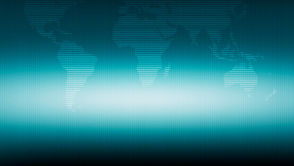 abstract blue background with globe