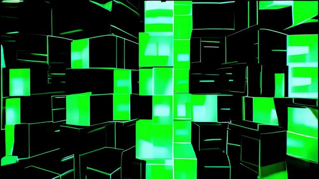 abstract technology background with binary code