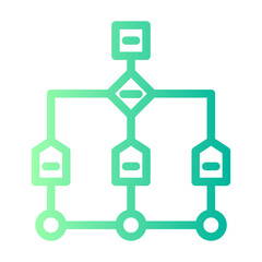 algorithm gradient icon