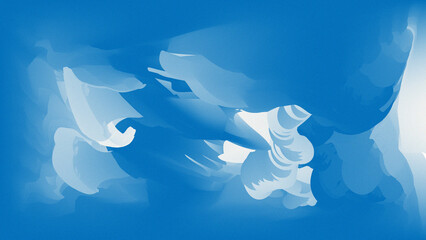 abstract blue background with water drops