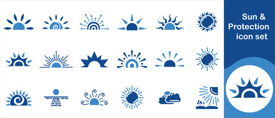 Sun and protection icon set, yellow, lens, holiday, eye, glasses, view, top, cat, vacation, render, cartoon, black, retro, glasses, eyeglasses, travel, accessories and more
