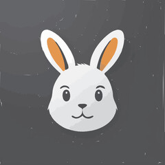 vector illustration of bunny cartoon 
