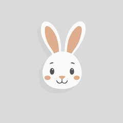 vector illustration of an easter bunny