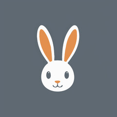 Obraz premium vector illustration of an easter bunny