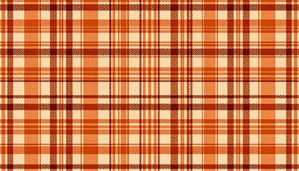 a seamless thai fabric pattern in earthy tones like terracotta, brown, and beige with square plaid style, high resolution textile art, rustic handmade charm