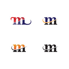 Letter M vector icons such logos