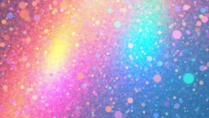 Pastel Rainbow Bokeh Background Soft Colors Bright Circles
