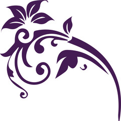 Beautiful flower art and mandala vector design