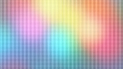 Pastel Rainbow Grid Soft Blurred Background pattern