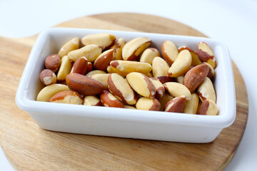 Brazil nuts contain beneficial nutrients and minerals