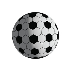 soccer ball isolated on white