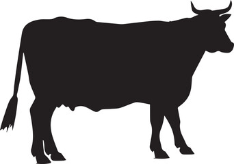 Cow silhouette 