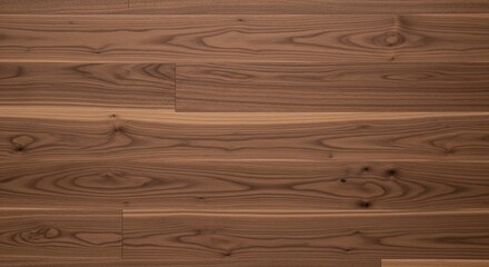 Richly grained wood flooring warmly toned