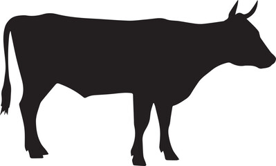 Cow silhouette 