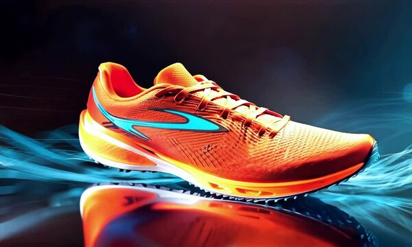 Ultra HD Running shoes video presentation running shoe poster video athletic footwear video presentation jogging shoe video presentation footage