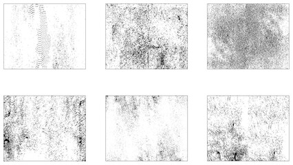 Dirty borders collection on white background. Design elements for banner, poster, flyer, invitation, card, social networks, blog posts, stories.

