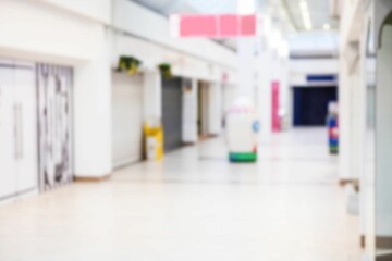 Defocused image of corridor