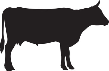 Cow silhouette 